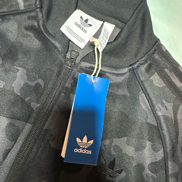 adidas Black Camouflage Jacket - Picture 3 of 6